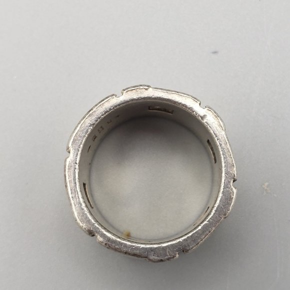 Gucci .925 Sterling Silver Ring Made in Italy Size US 7 - Picture 3 of 4